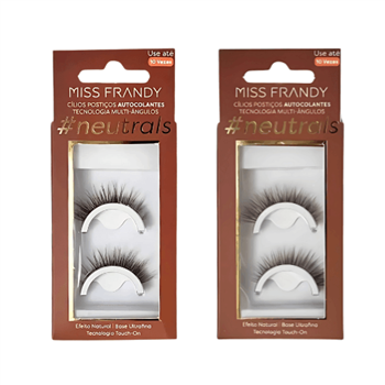 Cílios Postiços Autocolantes #Neutrals Miss Frandy
