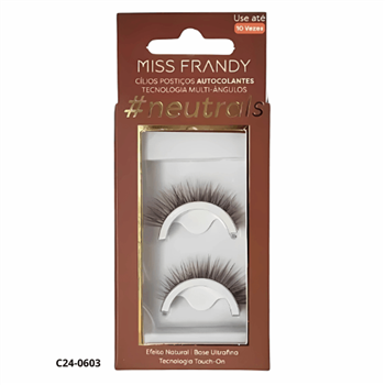 Cílios Postiços Autocolantes #Neutrals Miss Frandy