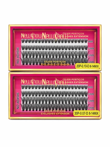 Cílios Postiços Eyelashes extension AD4546- New Show