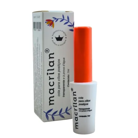 Cola Transparente para Cílios Postiços Box C/56Unid - Macrilan 7g
