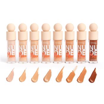 Corretivo Líquido de Alta Cobertura Nude Max Febella Makeup 7,5ml