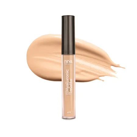 Corretivo Líquido Hyaluronic Matte  Cor 2 – Nina Makeup 4ml