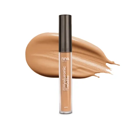 Corretivo Líquido Hyaluronic Matte Cor 4 – Nina Makeup 4ml