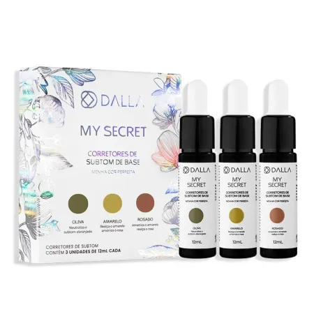Corretores De Subtom De Base My Secret- Dalla Makeup
