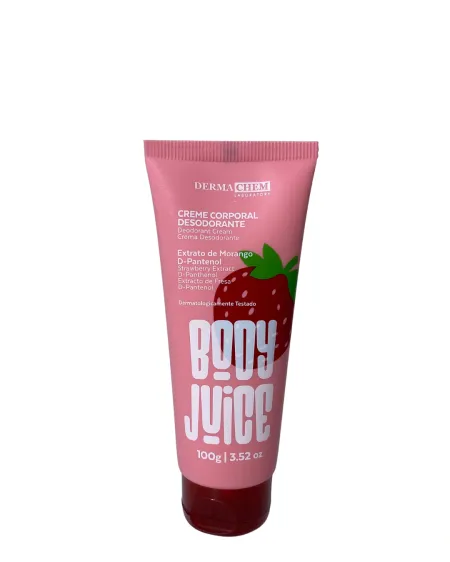 Creme Corporal Body Juice Morango Dermachem Laboratory 100g