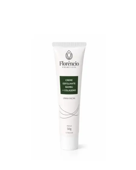 Creme Facial Esfoliante Bambú+Colágeno- Florêncio 50g