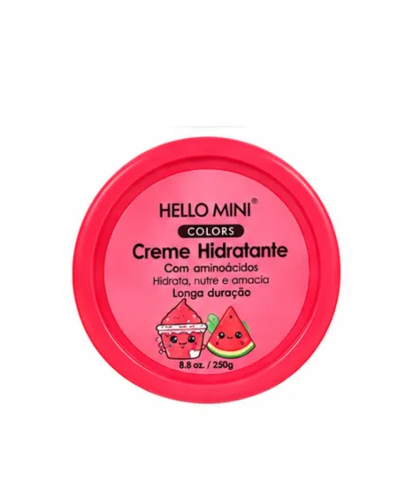 Creme Hidratante Corpo e Rosto Melancia- Hello Mini 250g