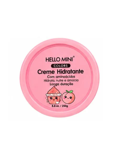 Creme Hidratante Corpo e Rosto Pêssego- Hello Mini 250g