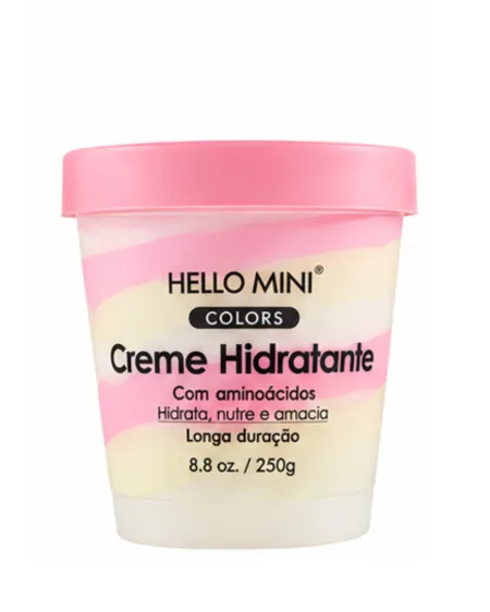 Creme Hidratante Corpo e Rosto Pêssego- Hello Mini 250g