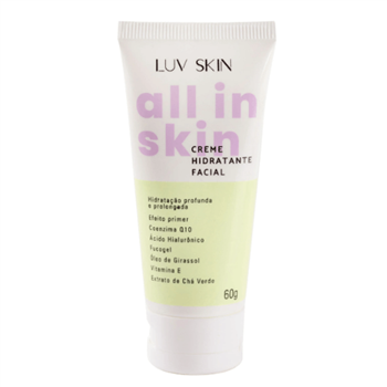 Creme Hidratante Facial All In Skin Luv Beauty 60g