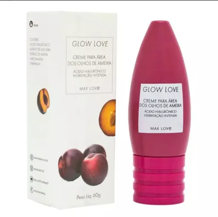 Creme para Área dos Olhos de Ameixa Glow Love - Max Love 60g