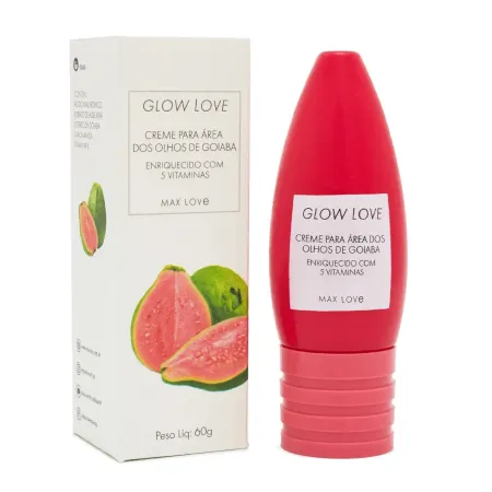Creme para Área dos Olhos de Goiaba Glow Love - Max Love 60g