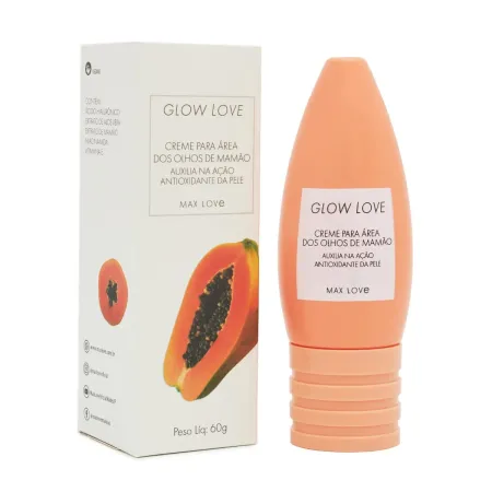 Creme para Área dos Olhos de Mamão Glow Love  - Max Love 60g