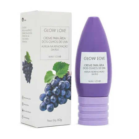 Creme para Área dos Olhos de Uva Glow Love - Max Love 60g