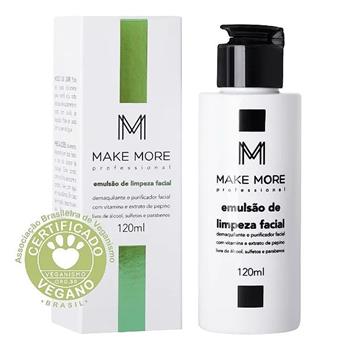 Emulsão de Limpeza Facial - Make More Professional - 120ml