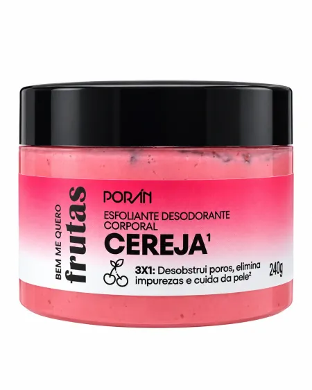 Esfoliante Corporal Bem me Quero Cereja - Porán 240g