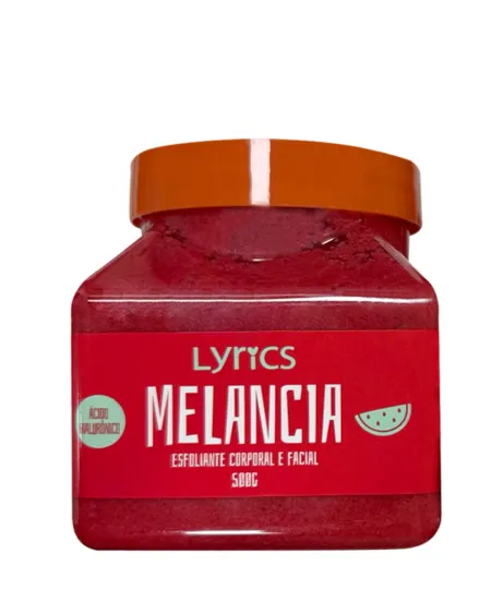 Esfoliante Corporal e Facial Melancia- Lyrics Cosmetics 500g