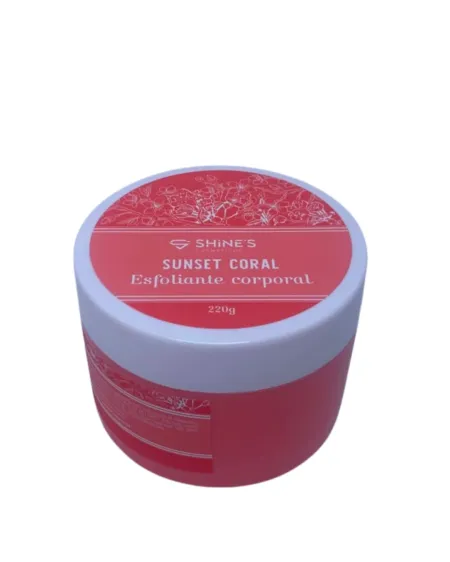 Esfoliante Corporal Sunset  Coral- Shine´s Cosméticos 220g
