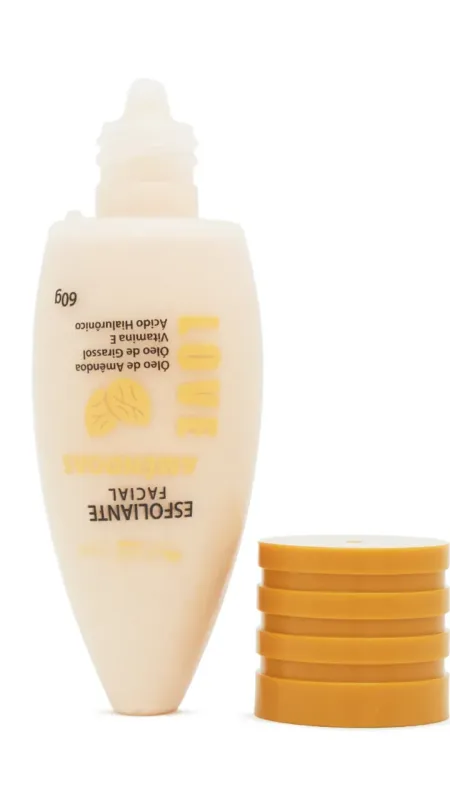 Esfoliante Facial Amêndoas  Max Love 60g