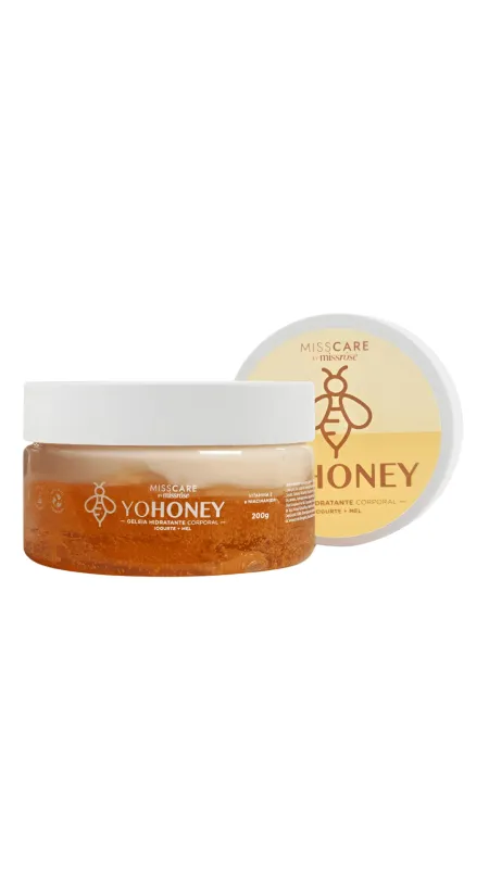 Geleia Hidratante Corporal Yohoney Iogurte E Mel Miss Rôse 200g