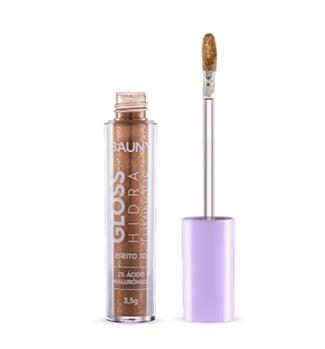 Gloss Hidra Luminous Efeito 3D Bauny Cosméticos 3,5g