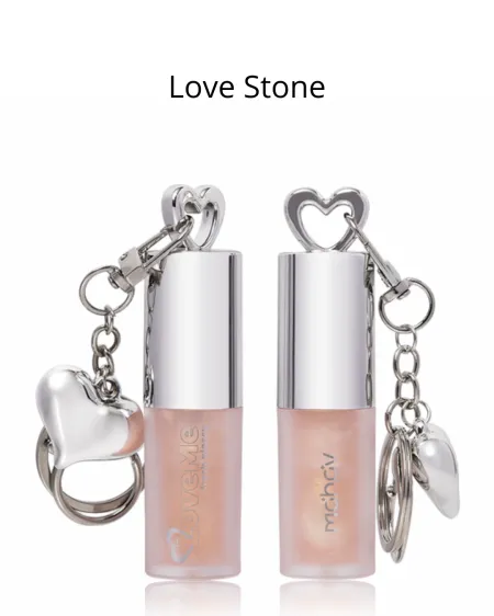 Gloss Labial Com Chaveiro Fresh Glossy Love Me- Mahav