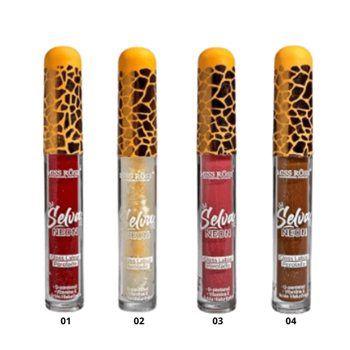 Gloss Labial Perolado Selva Neon Miss Rôse 3,5ml
