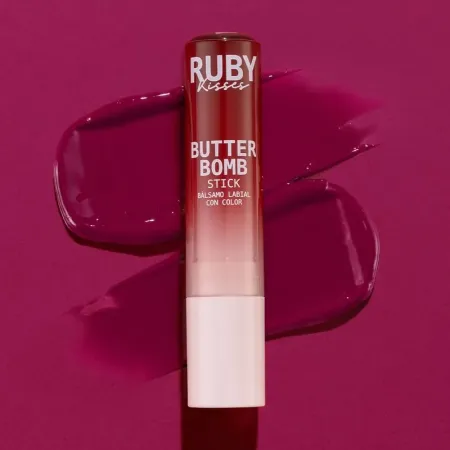 Gloss Stick Butter Bomb Merlot - Ruby Kisses