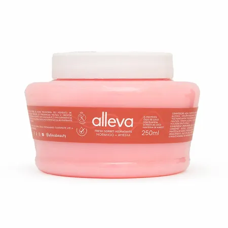Hidratante Corporal Morango e Ameixa - Alleva 250ml