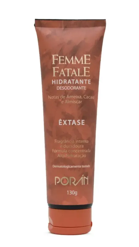 Hidratante Desodorante Femme Fatale Êxtase Porán 130g