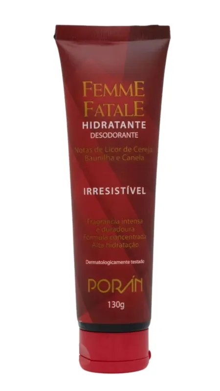 Hidratante Desodorante Femme Fatale Irresistível Porán 130g