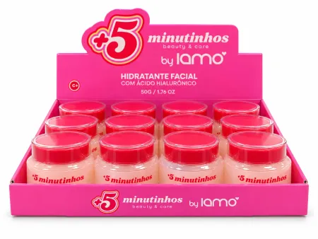 Hidratante Facial Com Ácido Hialurônico +5 Minutinhos- Iamo