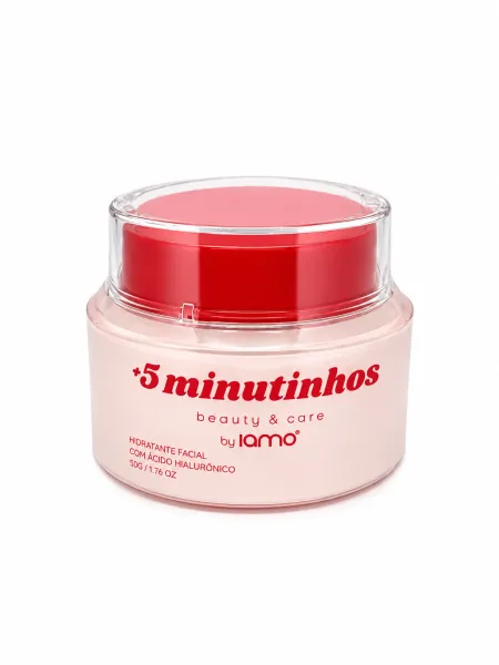 Hidratante Facial Com Ácido Hialurônico +5 Minutinhos- Iamo