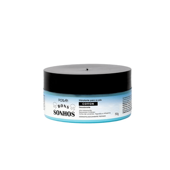 Hidratante para os Pés Bons Sonhos Cotton 150g Porán