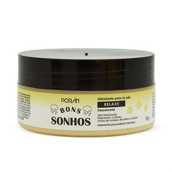 Hidratante para os Pés Bons Sonhos Relaxe Porán 160ml