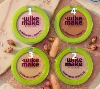 Iluminador Compacto Wike Make Miss Rôse 6g