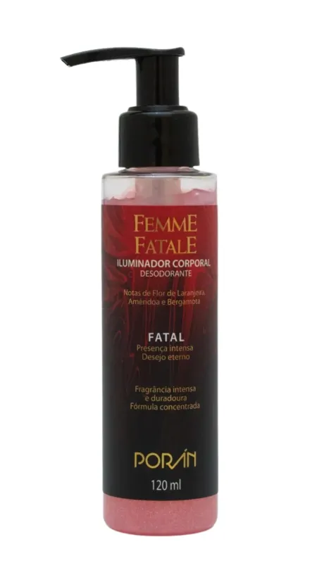 Iluminador Corporal Femme Fatale Fatal Porán 120ml