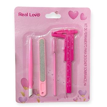 Kit de Ferramentas para Designer Sobrancelhas Real Love