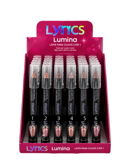 Lápis Lumina 2 Em 1 Sombra E Olhos- Lyrics Cosmetics