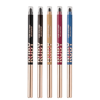Lápis Retrátil para Olhos 24h Eyeliner Waterproof Ruby Kisses
