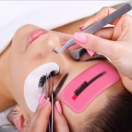 Lash Stand Silicone Pad para Extensão de Cílios - Cor. Transparente
