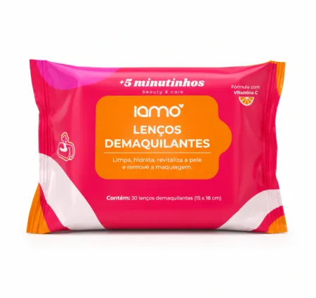 Lenço Demaquilante +5 Minutinhos- Iamo