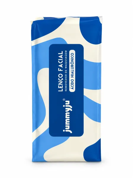 Lenço Demaquilante Ácido Hialurônico Pac C/8Unid- JummyJu