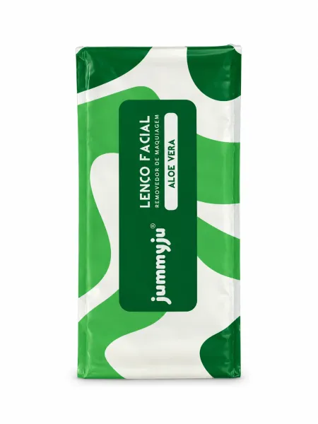 Lenço Demaquilante Aloe e Vera Pac C/8Unid- JummyJu