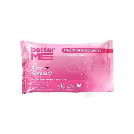 Lenços Demaquilantes Rosa Mosqueta - Better Me