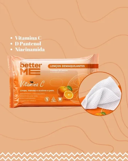 Lenços Demaquilantes Vitamica C - Better Me