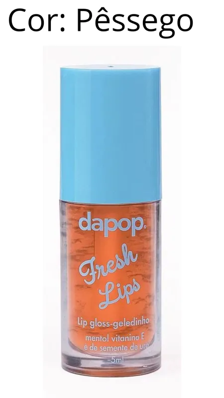 Lip Gloss Geladinho Fresh Lips Dapop 5ml