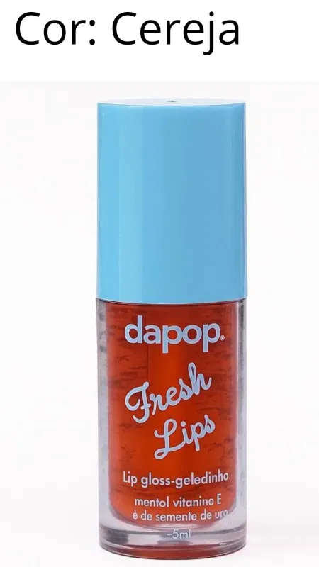 Lip Gloss Geladinho Fresh Lips Dapop 5ml
