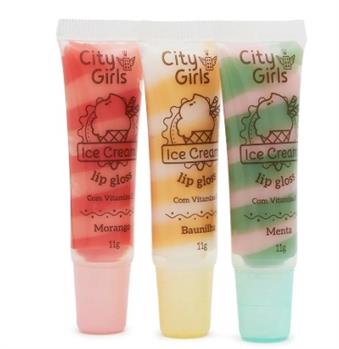 Lip Gloss Ice Cream City Girls 11g