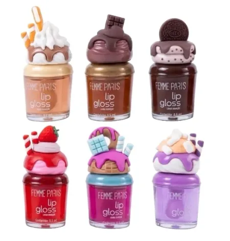 Lip Gloss Sobremesa Docinhos- Femme Paris